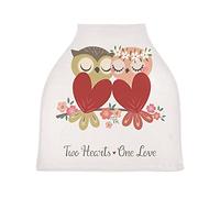 Due Sentono Un Amore Gufi Passeggino Tettoia Copri Seggiolino Copertura Infermieristica Auto per Bambini per L'Allattamento Al Seno Morbido Traspirante Elastica Tettuccio