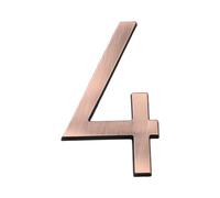 Due set completi numeri civici in metallo bronzo 3D 0-9 per esposizione indirizz