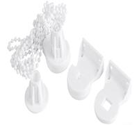 Due set di controller per tende a rullo da 25 mm con ganci e catena di perline per un facile controllo delle tende da finestra in camere da letto, salotti e uffici