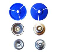 Due set di presse per pistola per salsiccia, accessori per pistola per riempimento salsiccia, adattatori per tubi per calafataggio (2 pezzi)