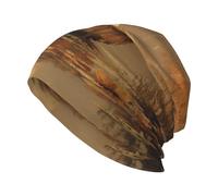 Due simpatici fantasmi in legno barca a remi Beanie cappello unisex lavorato a maglia cappello caldo morbido teschio berretto nero
