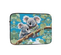Due simpatici koala stampa 12 pollici custodia per laptop accessorio essenziale per pendolarismo e uso in ufficio