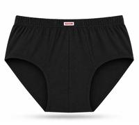 Due Slip Uomo Primal Taglie Forti Conformate 3XL 4XL 5XL Cotone Nero Grigio