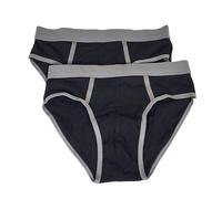 DUE slip uomo RAGNO Forniture Militari in cotone bipack blu grigio nero army