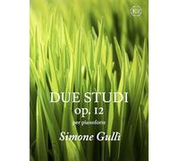 Due Studi op.12 per pianoforte. Metodo