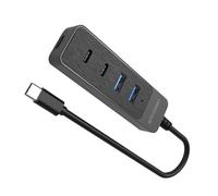 Due Tipi C e USB3.0 USB 2.0 Port Hubs Expander 5 Gb/s di trasferimento dati per periferiche simultanee, connettori e giochi Hub USB per ufficio