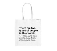 Due Tipi Di Persone - Borsa In Tela - Codice Scherzo Programmatore Sviluppatore