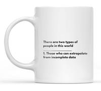 Due tipi di persone in questo mondo, programmatore di computer che dice tazze da caffè in ceramica, novità tazza da caffè, tazza da tè in ceramica stampata su entrambi i lati per mamma, papà, amico, m