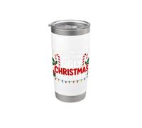 Due to Inflation This is My Ugly Sweater For Christmas Funny Bicchiere termico in acciaio inox doppia parete