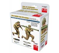 Due US Rangers Team Con Bazookamaquette Personaggio Bazoo