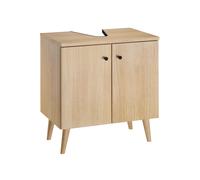 Due varianti di mobile per il lavandino in colore rovere V-90.59-03WU