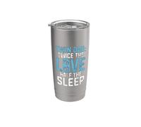 Due volte l'amore metà del sonno Twin Dad Bicchiere termico in acciaio inox doppia parete