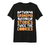 Due Volte Le storie Due Volte i Biscotti Nonna gemella Maglietta Premium