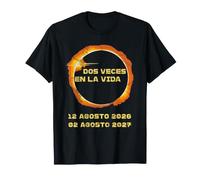 Due Volte nella Vita Total Solar Eclipse 2026 Uomini Donne Bambini Maglietta