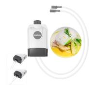 DUEBEL Kit di schiuma per cucina molecolare, kit di generatore di schiuma per gastronomia molecolare, efficiente kit per la produzione di schiuma per alimenti, strumento creativo per cucinare