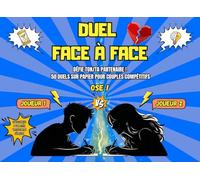 Duel Face à Face: 50 jeux pour couples face à face pour rire et se défier - jeu à deux au stylo, idée cadeau originale pour votre partenaire