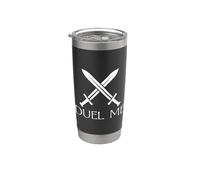 Duel Me Spada Combattimento Cavaliere Medievale Europeo Bicchiere termico in acciaio inox doppia parete