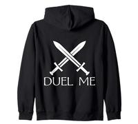 Duel Me Spada Combattimento Cavaliere Medievale Europeo Felpa con Cappuccio