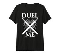 Duel Me Sword Fighting Cavaliere Medievale Europeo Maglietta Premium