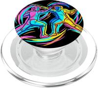 Duello di scherma Spadaccino PopSockets PopGrip per MagSafe