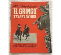 Duello nel Texas Richard Harrison Giacomo Rossi Stuart 1963 Danish Movie Program