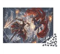 Duello tra le Rovine dello Spirito del Coniglio Puzzle in Legno 1000 Pezzi Adulti E Ragazzi,Gioco Educativo,dai 14 Anni,Decorazione Casa,Sfida Impossibile,Legno,Idea Regalo,Antistress (75x50cm)