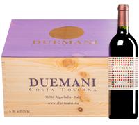 DUEMANI Cabernet Franc Costa Toscana IGP 2018 (BIO) 6 bottiglie in cassetta di legno 4,5 l
