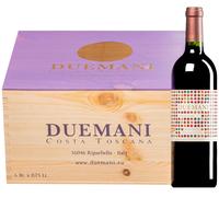 DUEMANI Cabernet Franc Costa Toscana IGP 2020 (BIO) 6 bottiglie in cassetta di legno 4,5 l