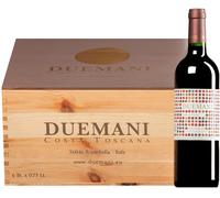 DUEMANI Cabernet Franc Costa Toscana IGP 2021 (BIO) 6 bottiglie in cassetta di legno 4,5 l