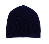 Duemme Maglieria Cashmere - Uomo/Donna, Cappello in Maglia, 100% Cachemire, Lavorazione a Costa Inglese (Blu Scuro, Taglia Unica)