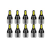 Duendhd 10 Pezzi T10 W5W LED Lampadina Interna per per Avensis Mokka Focus 2 3 Fiesta 12V