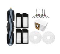 Duendhd 12 pezzi pezzi pezzi principali boccoli filtro hepa mop panno lati busti sacchetti per aspirapolvere X1 Turbo Omni