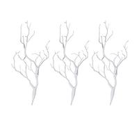 Duendhd 3 rami artificiali bianchi secchi per matrimonio