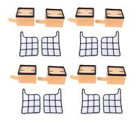 Duendhd 4 filtri di protezione motore (filtro motore) + 4 filtri HEPA () per Kobold VK 135, 136, VK135, VK136