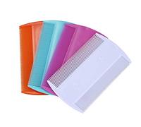 Duendhd 4 pettini antipulci, pettini bifacciali per animali domestici, animali domestici e gatti e cani, pettini per la cura dei dei denti