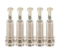 Duendhd 5 X Connettore terminale del cilindro Mono Panel Output Socket per chitarra elettrica 6,35 mm