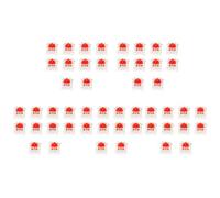 Duendhd 50Pcs Per Cherry Red 3 Pin MX RGB Interruttore Meccanico Sostituzione Tastiera