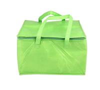 Duendhd Borsa Termica Pieghevole di Dimensioni per Alimenti con Isolamento Termico Scatola in Alluminio Scatola Termica Scatola da Pranzo Impermeabile con Confezione da Pranzo Verde