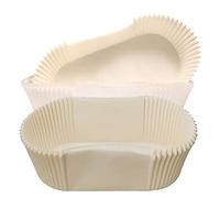 Duendhd Confezione da 120 teglie per pagnotta con bordo dritto, antiaderenti, per torte