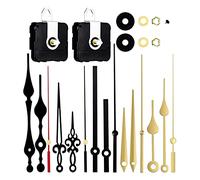 Duendhd Kit meccanismo orologio alimentato a batteria, movimento al quarzo di ricambio, parti di ricambio per orologio da parete, parti di ricambio per fai da te