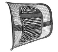 Duendhd Supporto posteriore in rete per sedia da ufficio, supporto lombare/sedia per schienale con cinturino per alleviare il dolore all'auto/schiena