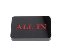 DUERDU Carte acriliche Texas Hold'em Gioco di poker All-in Chip Button Casino Propscoding/1284, 00001