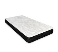 DUÉRMETE ONLINE Colchón Reversible (Cara Invierno-Verano) Materasso Visco Fresh Reversibile (Viso Inverno-Estate), Poliuretano espanso Memory Foam Poliestere, Bianco, 105 x 180