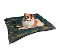 DUÉRMETE ONLINE - Letto reversibile e lavabile per cani, modello Woof, comodo materassino in tessuto mimetico per trasporto e casa, ideale per il riposo degli animali domestici, 90 x 65 cm