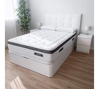Duérmete Online Materasso viscoelastico Nature Biogel | Altezza 29 cm | Comfort massimo | Tessuto termoregolatore, bianco, 135 x 200