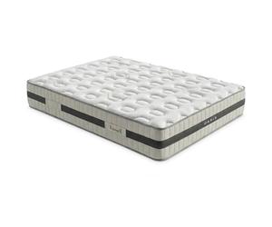 Duérmete Online - Materasso viscoelastico Oasis | molle insacchettate | Comfort ottimale ed eccellente adattabilità | Altezza 28 cm | Rigidità intermedia | Antiacaro, antibatterico e ipoallergenico