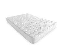 DUÉRMETE ONLINE Materasso viscoelastico Senna reversibile, stabile e confortevole, rigido medio-alto, lato inverno/estate, bianco, 140 x 190