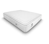 Duérmete Online Premium Materasso Leyre Molle insacchettate + Visco | Fermezza e adattabilità | Altezza 30 cm | Tessuto Thermoclima, viscoelastico, bianco, 135 x 190