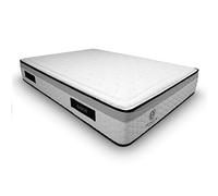 DUÉRMETE ONLINE Premium-Materasso viscoelastico Baros | Altezza 29 cm | Tessuto Tencel | Trattamento Sanitized, Bianco, 150x180