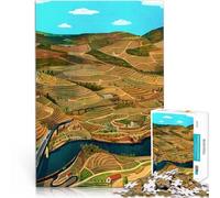 Duero Puzzle 1000 pezzi per adolescenti Giocattoli che creano dipendenza e sfidano l'intelligenza del cervello con pezzi completamente interconnessi di forma casuale 38x26cm